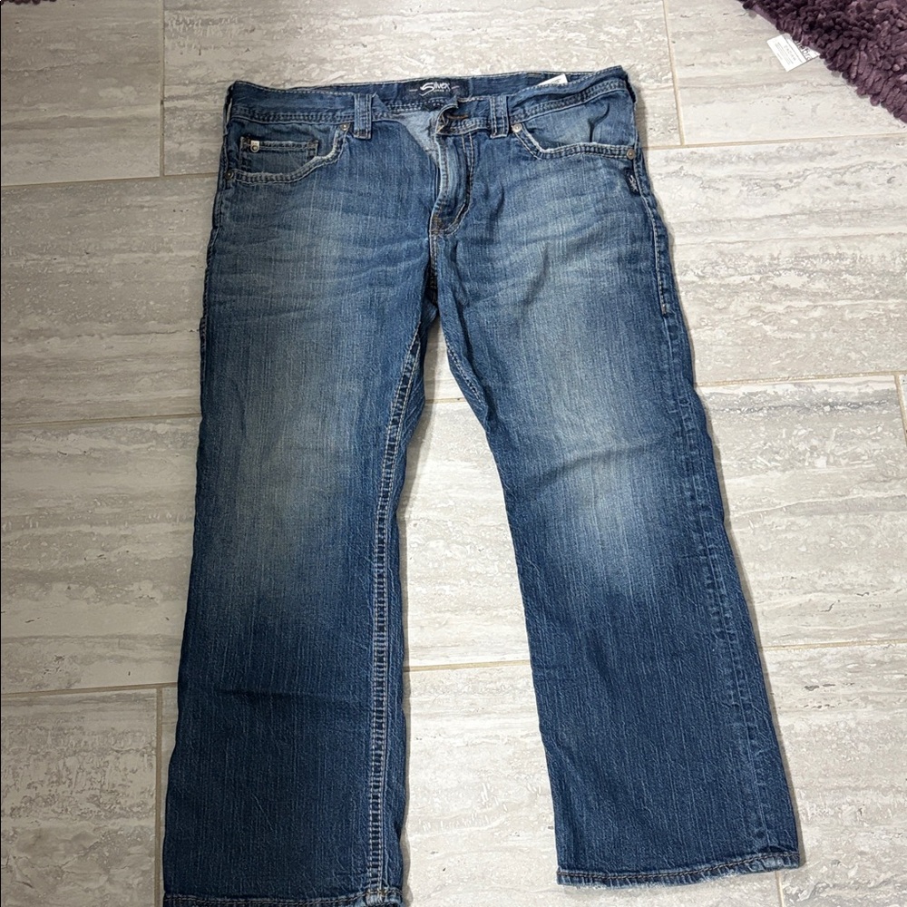 Silver Jeans Men's Medium Blue Bootcut Jeans